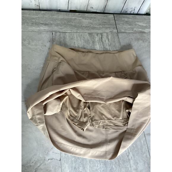 Will It Women's Khaki/Beige Activewear Mini Skort Size 10 - Picture 6 of 6